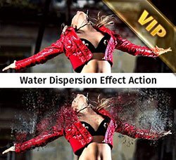 极品PS动作－水花抽离：Water Dispersion Effect Action